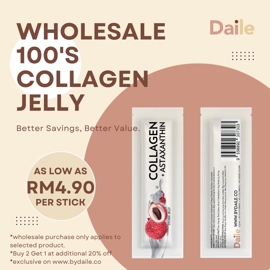 DAILE Collagen + Astaxanthin Jelly (100's)
