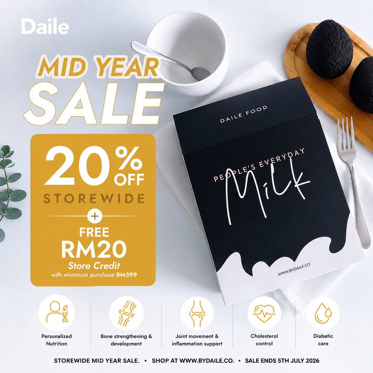 DAILE Milk (900g)